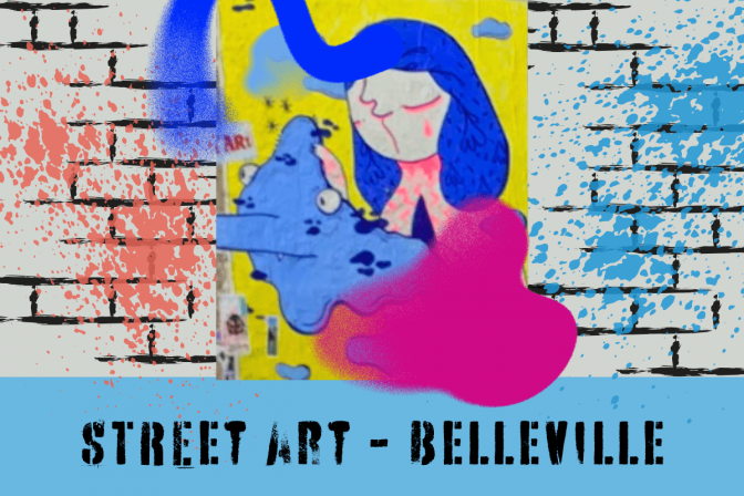 Promenade Street Art dans les rues de Belleville
